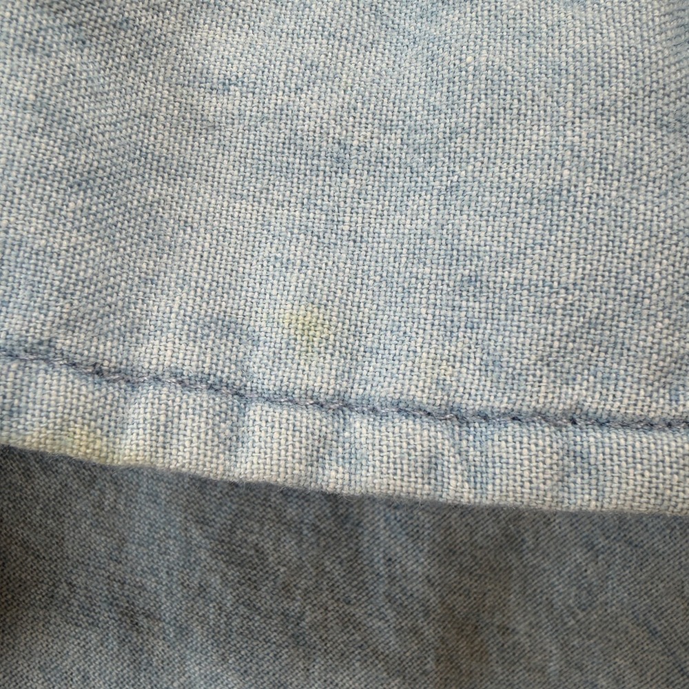 VTG Winnie The Pooh Denim Shirt Women's Large / XL Disney by PBJ Sport 90s - Picture 7 of 15